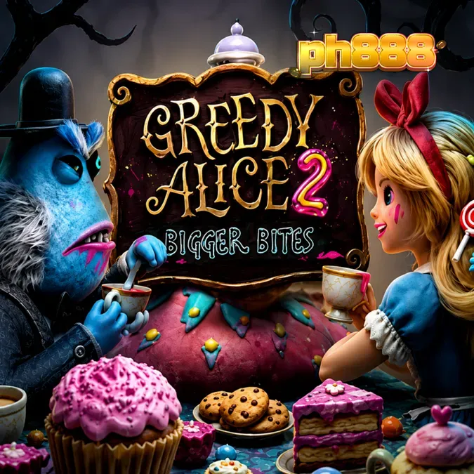 Greedy Alice 2 Bigger Bites slot machine interface